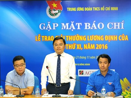 85 thanh niên xuất sắc được trao giải thưởng Lương Định Của - ảnh 1